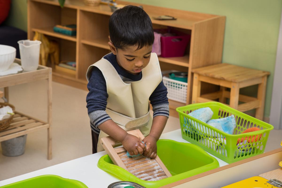 Practical Life In Montessori Nursery in Prague