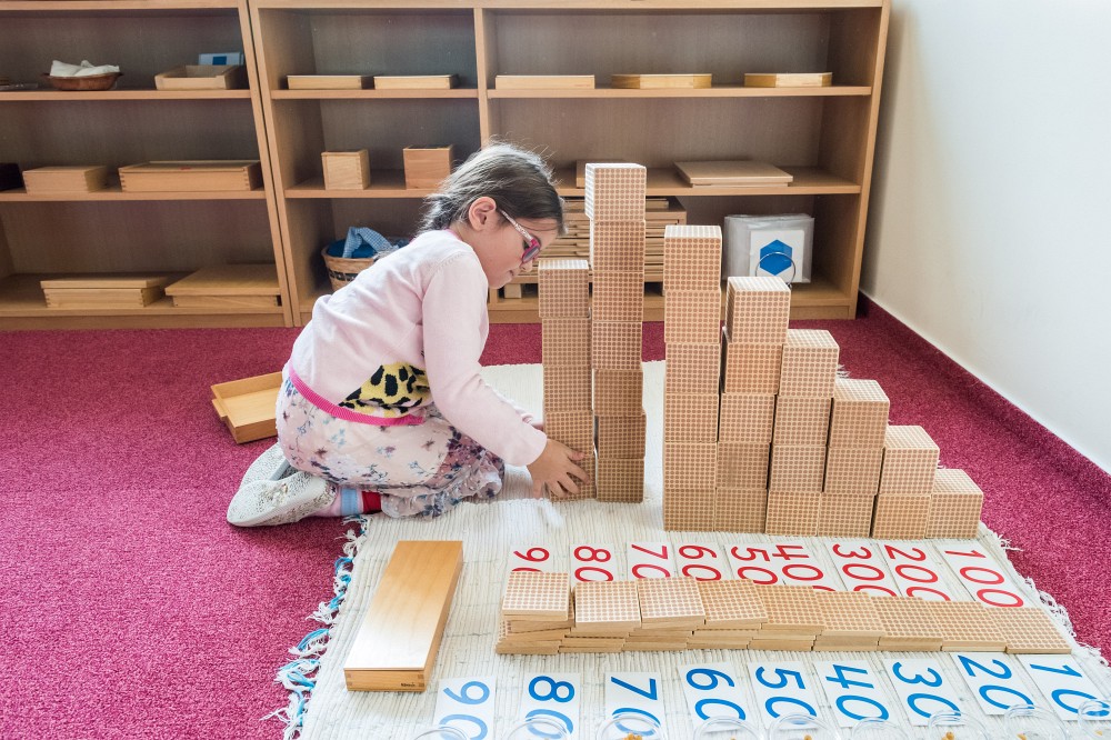 Montessori třída mateřské školy