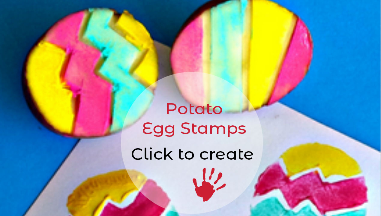  POTATO EGG STAMP