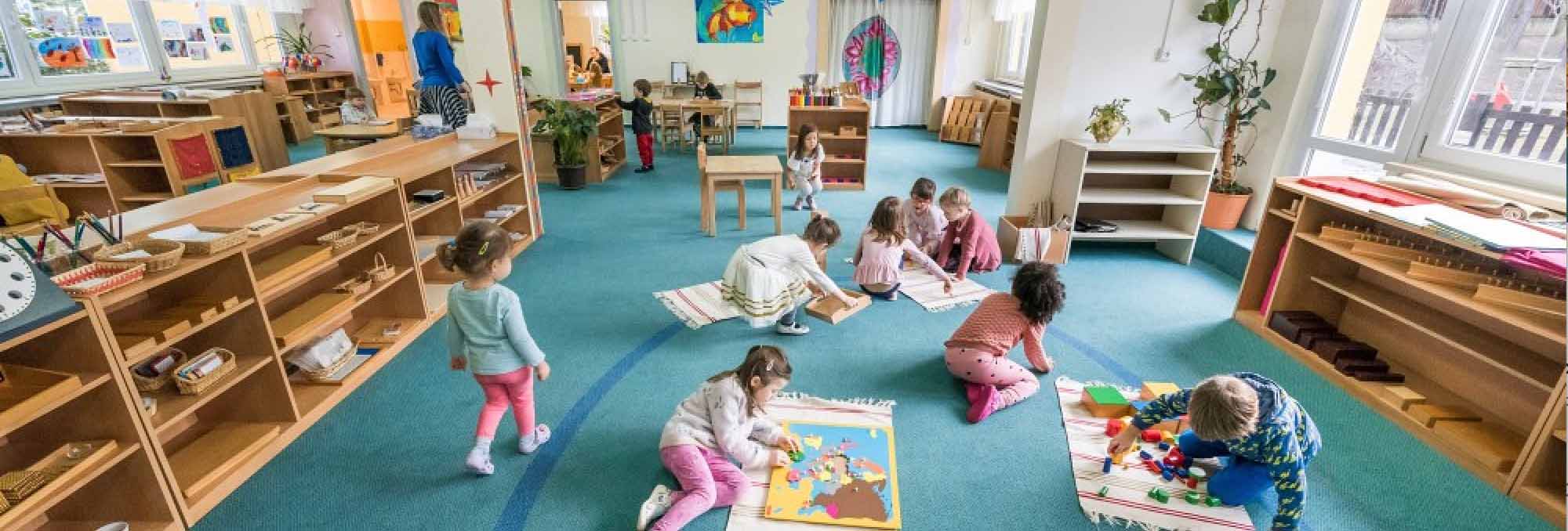 We are enrolling toddlers to Montessori nursery and children to Montesori kindergarten