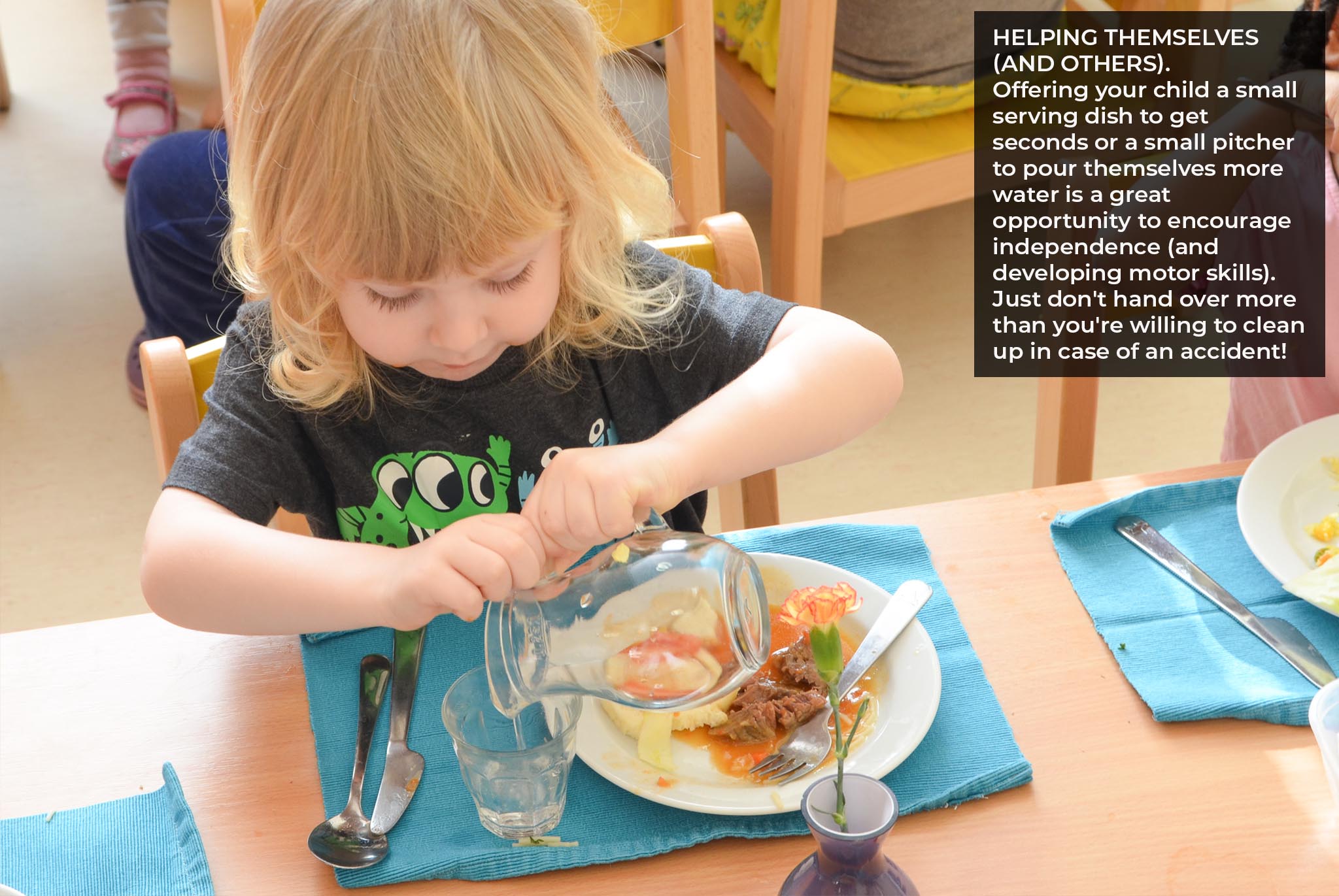 Teaching children to use cutlery and dishes / Jak učíme děti používat příbor a nádobí